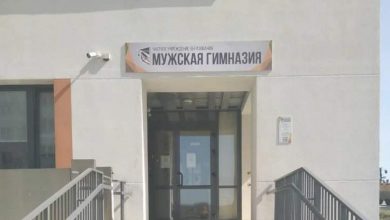 Разворошили очередной змагарский схрон. Под вывеской "Мужской гимназии" оказалось бчбшное кубло!