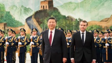 Встреча Макрона и Си Цзиньпина